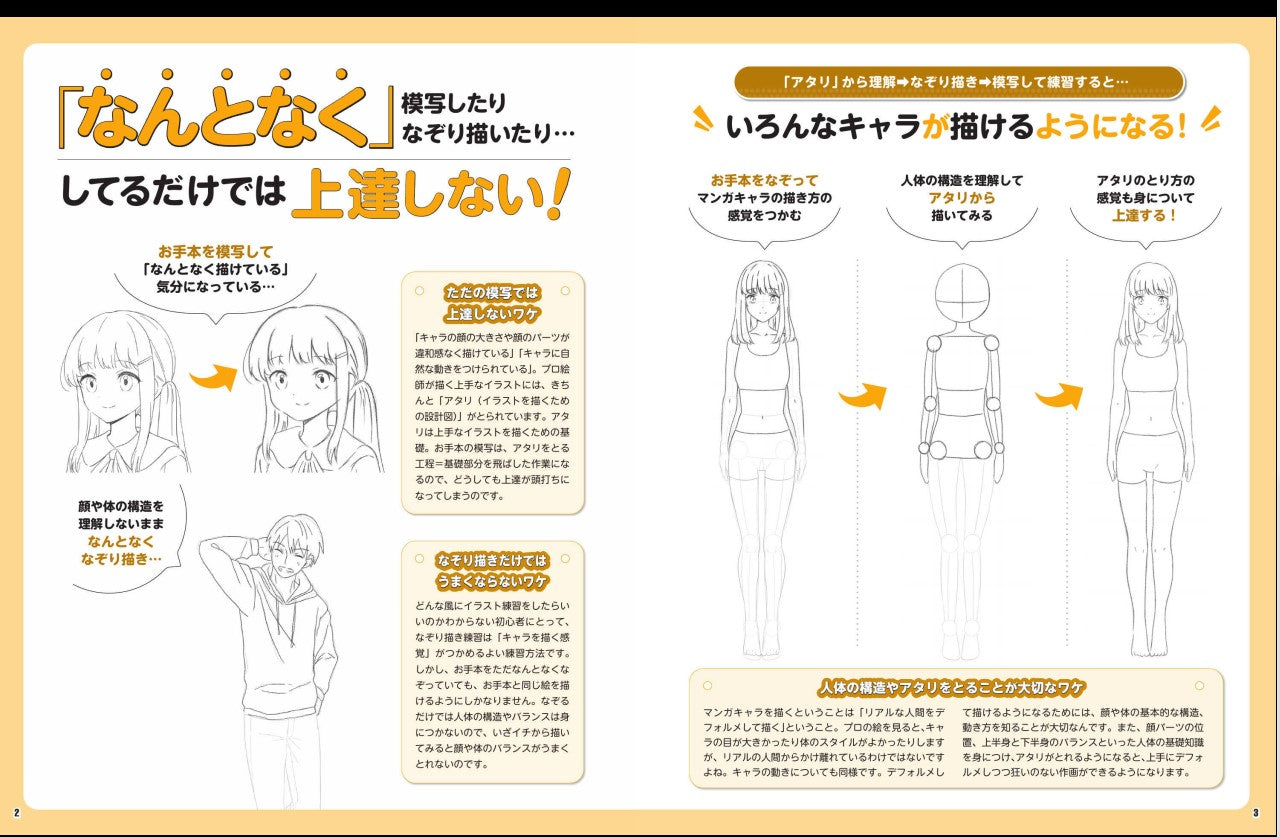 Manga Character Practice Book