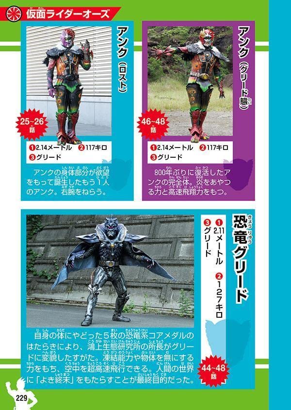 Kamen Rider All Kaijin Encyclopedia KUUGA - GEATS