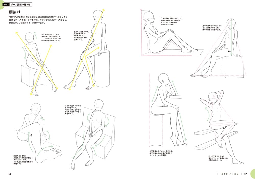 Drawing Class of Poses for Illustrations, Manga