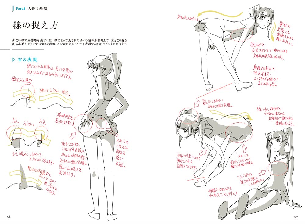 Character drawing techniques taught by animators -Human-