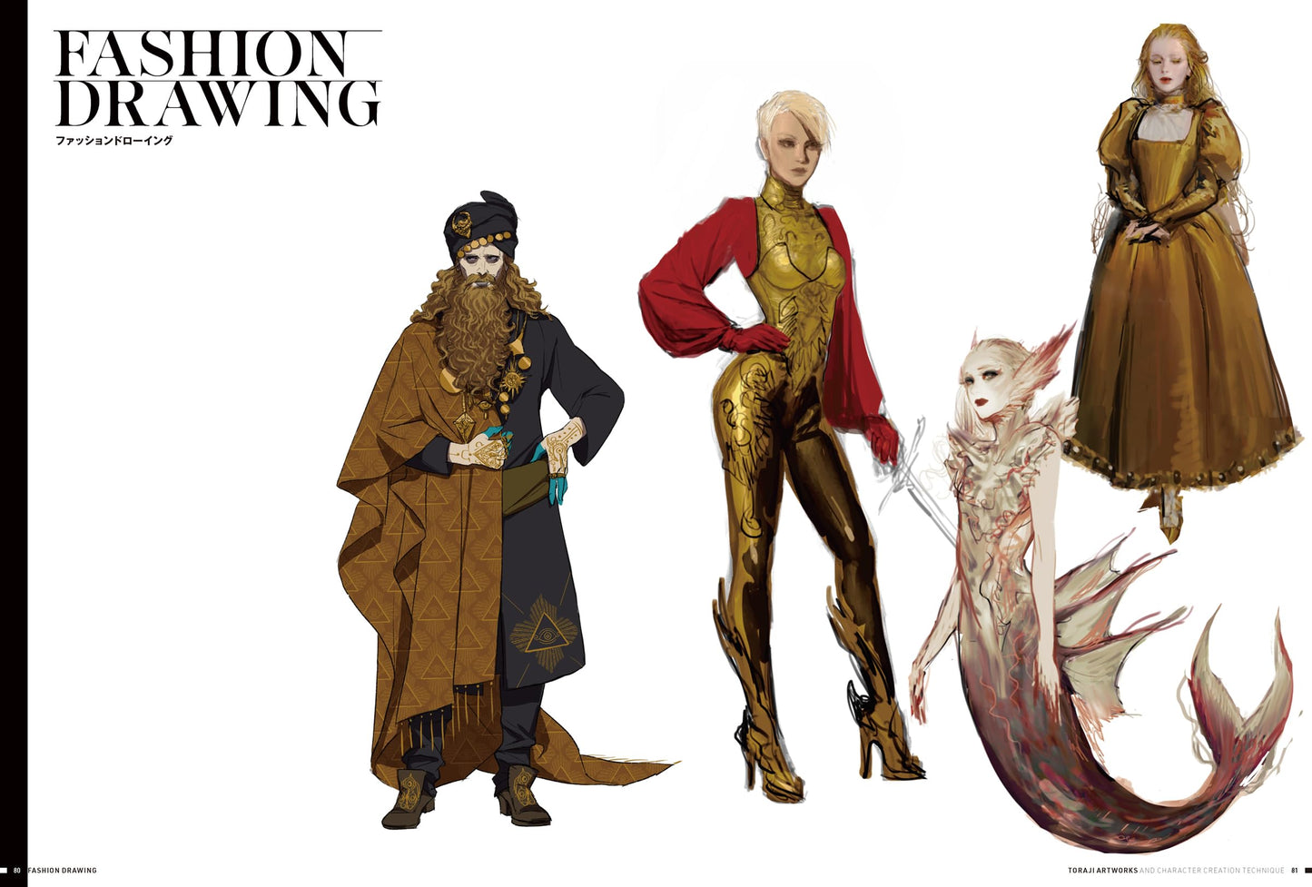 Toraji Artworks and Character Creation Technique