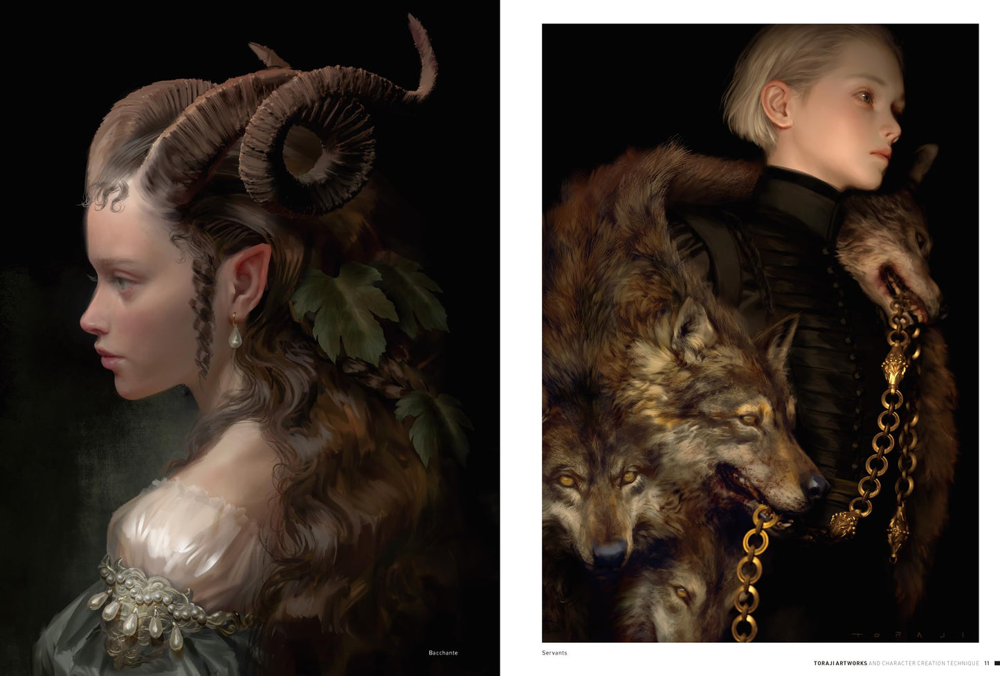 Toraji Artworks and Character Creation Technique
