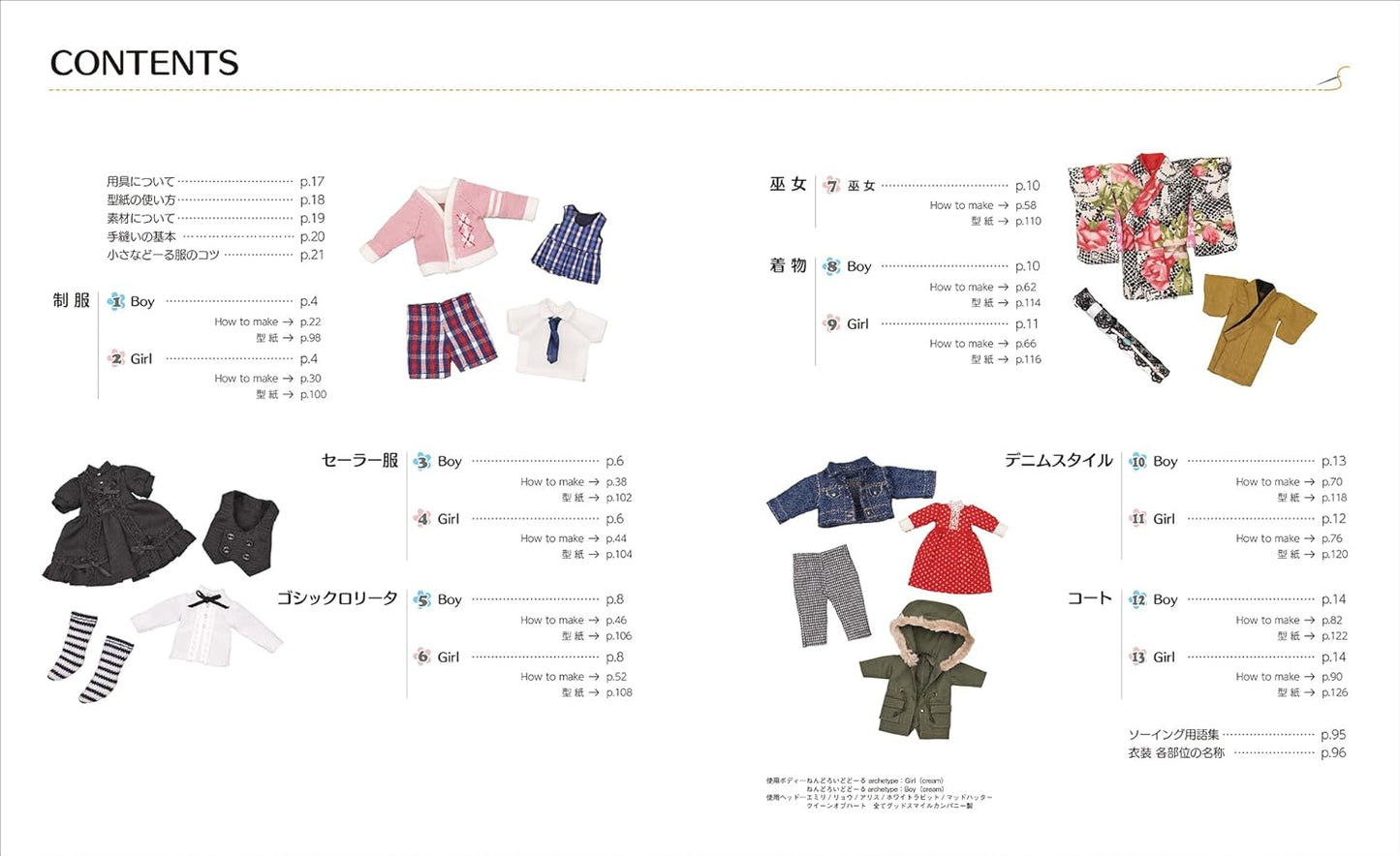 Nendoroid Dolls Clothing Recipes