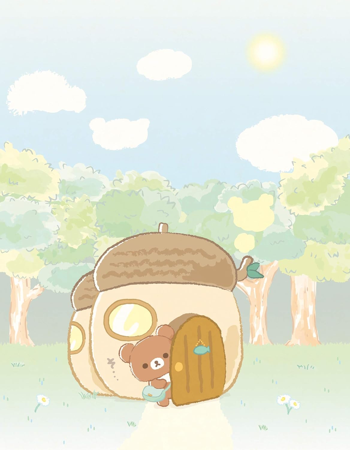 Rilakkuma Chairoikoguma Picture Book "hajimete no hachimitsu no mori"