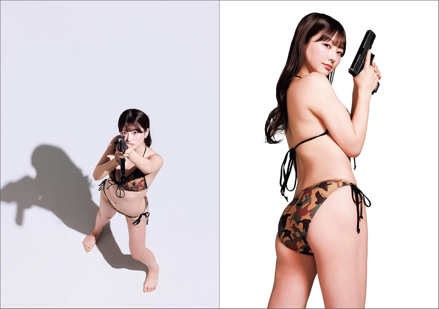 Gun & Girls Pose Reference for Illustration and Manga