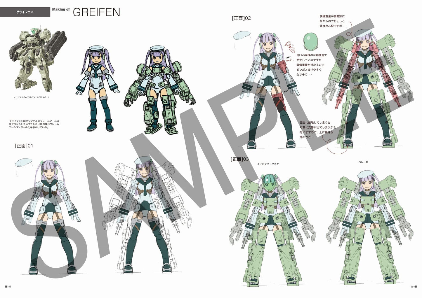 Frame Arms Girl Designers Note