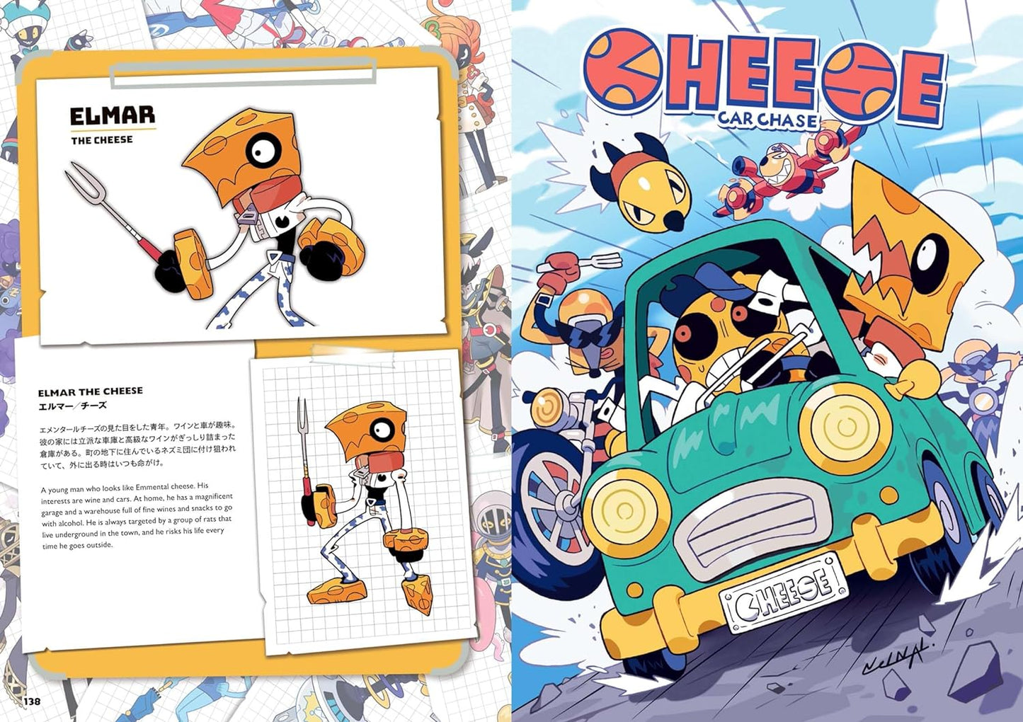 NELNAL Illustration & Character Art Book MUTANT FRIENDS