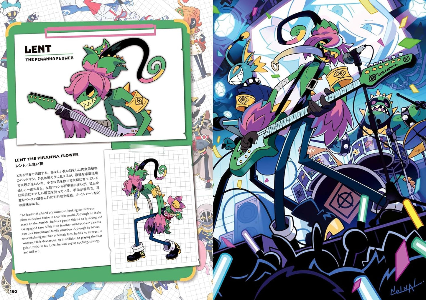 NELNAL Illustration & Character Art Book MUTANT FRIENDS