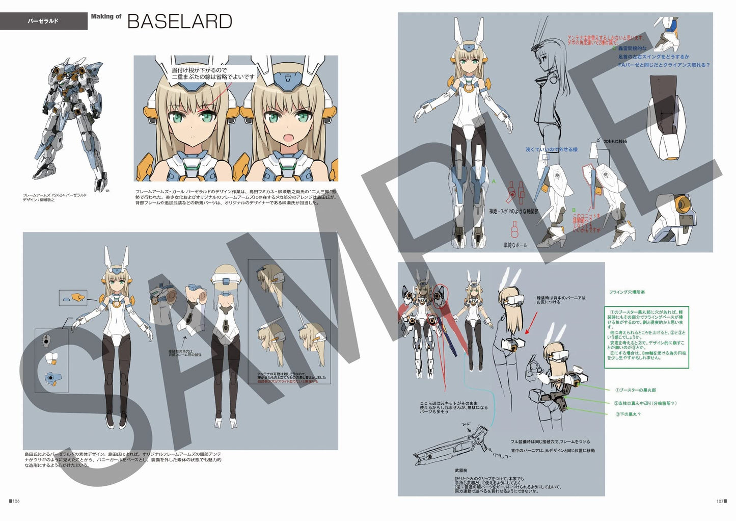 Frame Arms Girl Designers Note