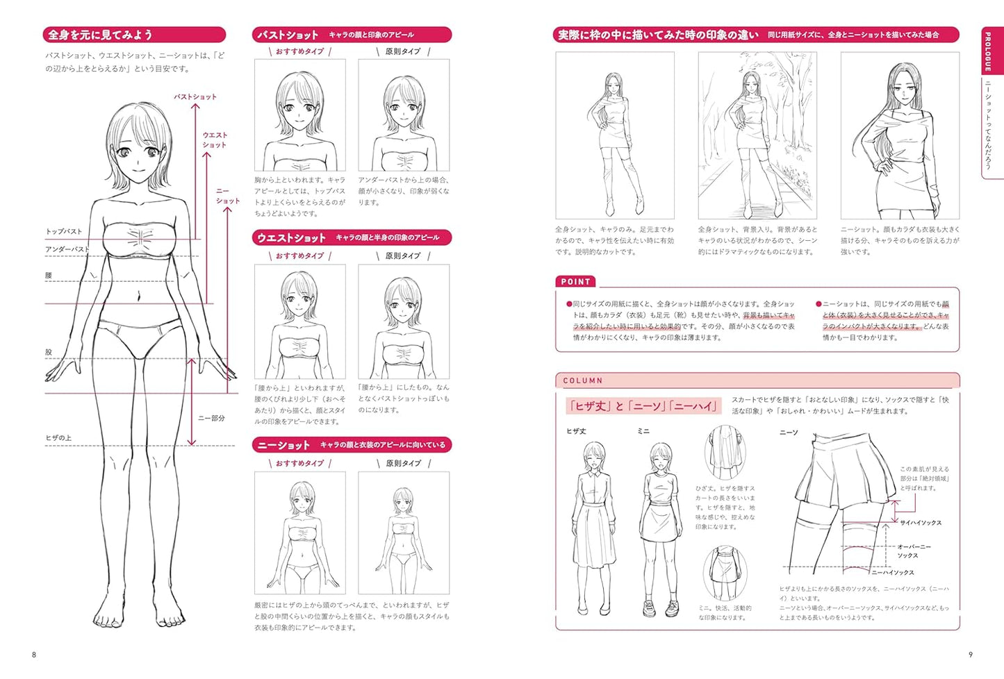 Brings out the charm of female characters! The secret of the knee level shot