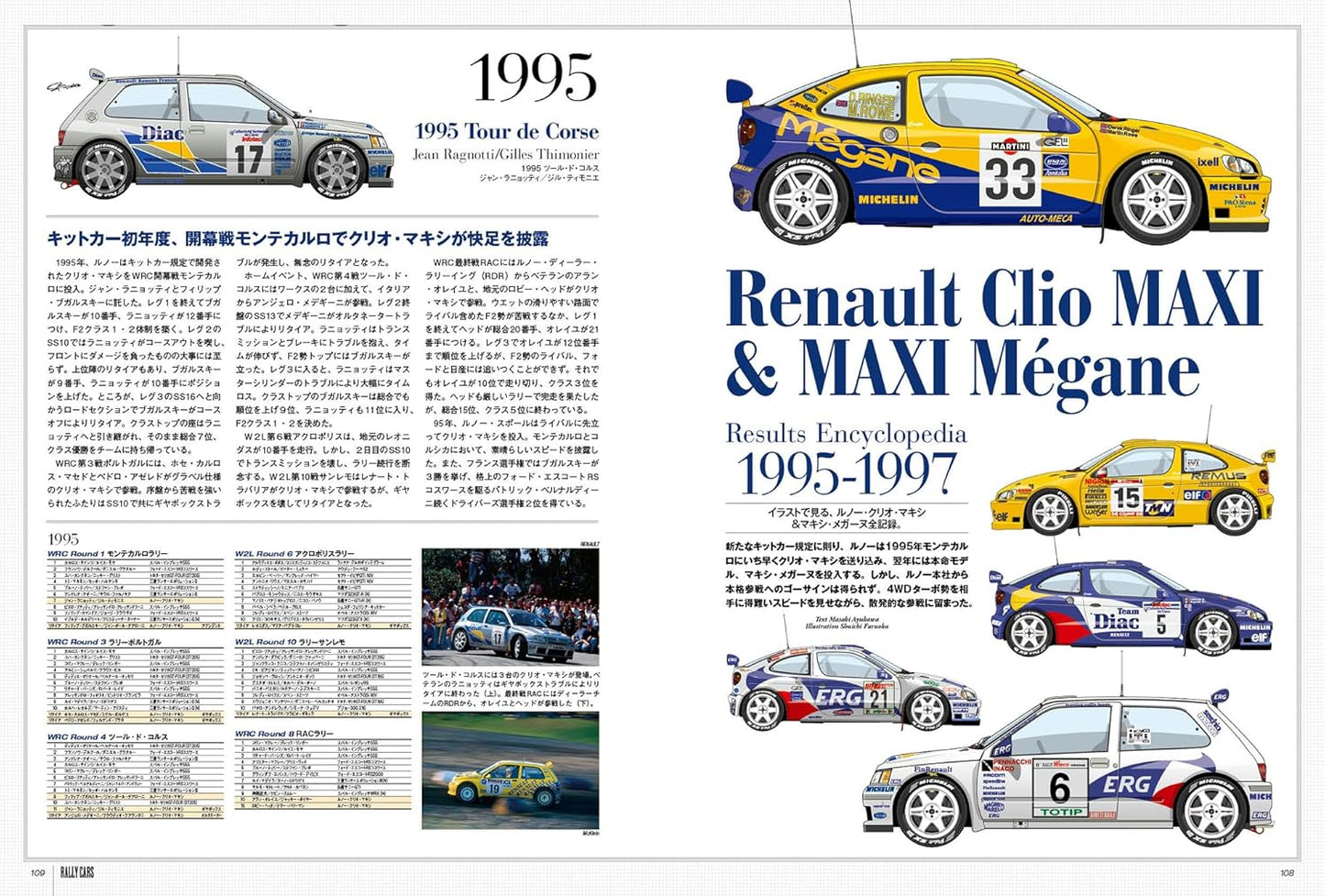 RALLY CARS Vol.37 RENAULT CLIO MAXI & MAXI MÉGANE