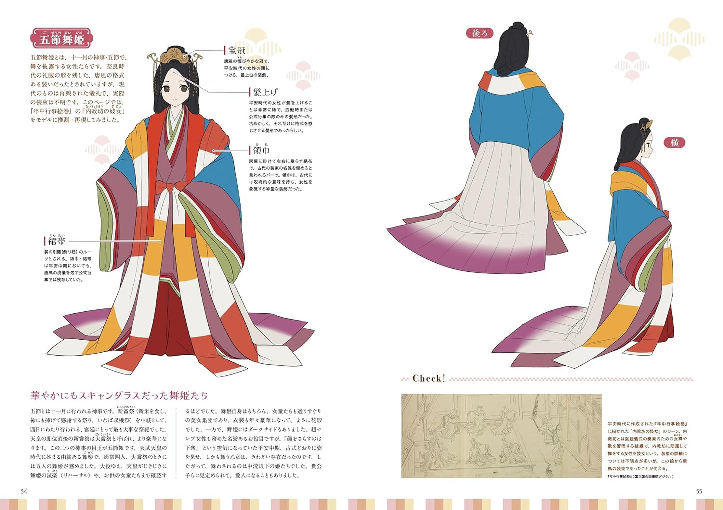 How To Draw A Junihitoe & Elegant Kimonos