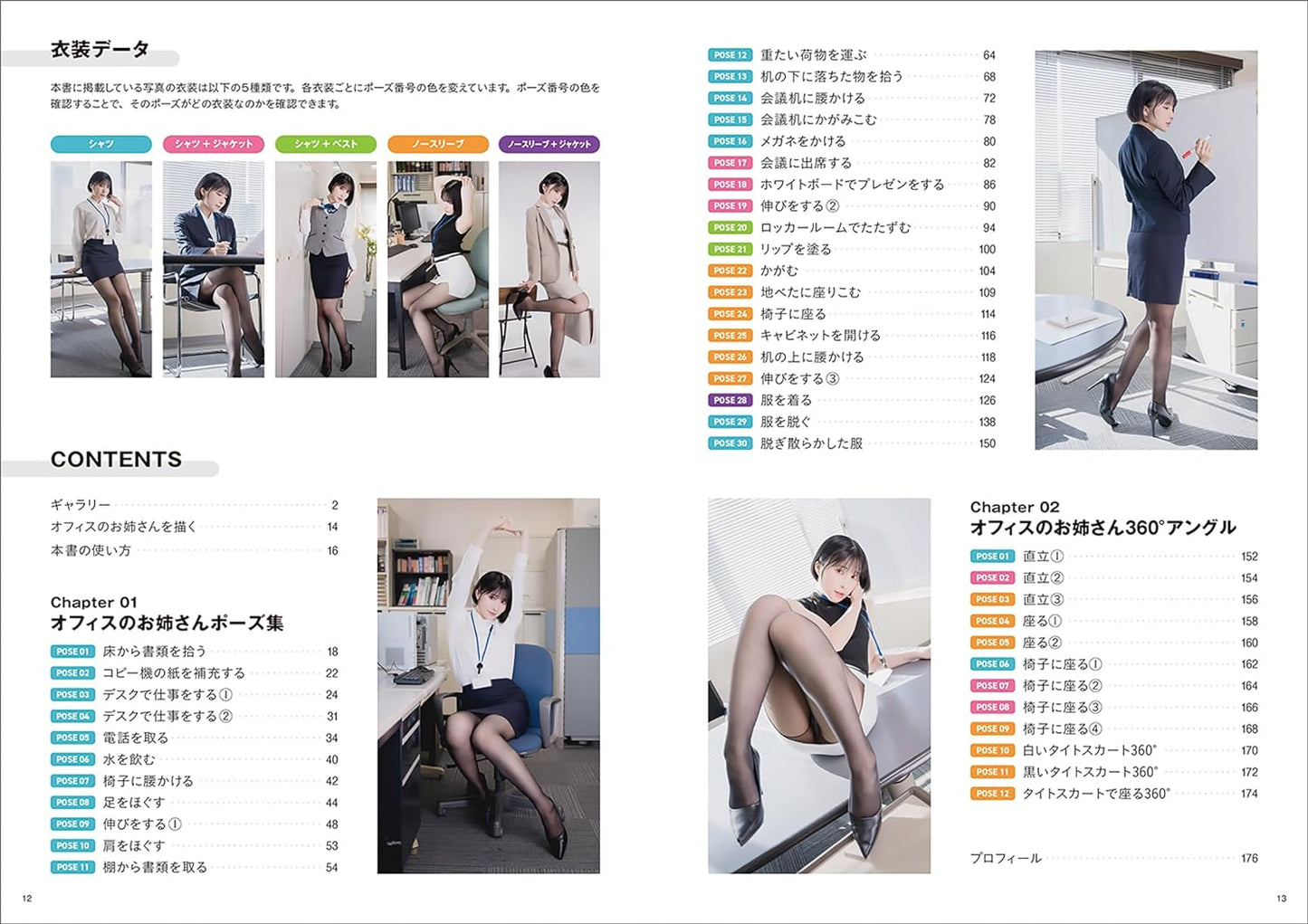 Office Worker Fetish Pose Collection