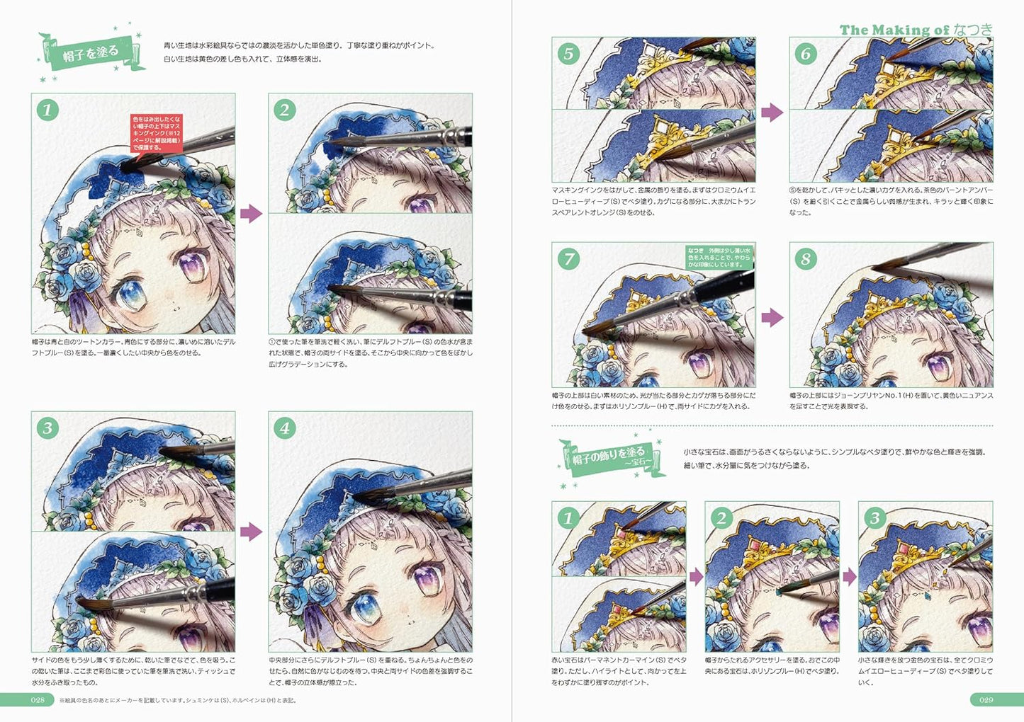 SS Illustration Making Book. Draw Character Illustrations with Paints
