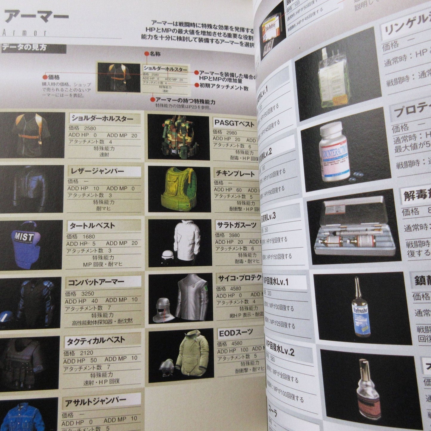 Parasite Eve 2 Official Guide Book