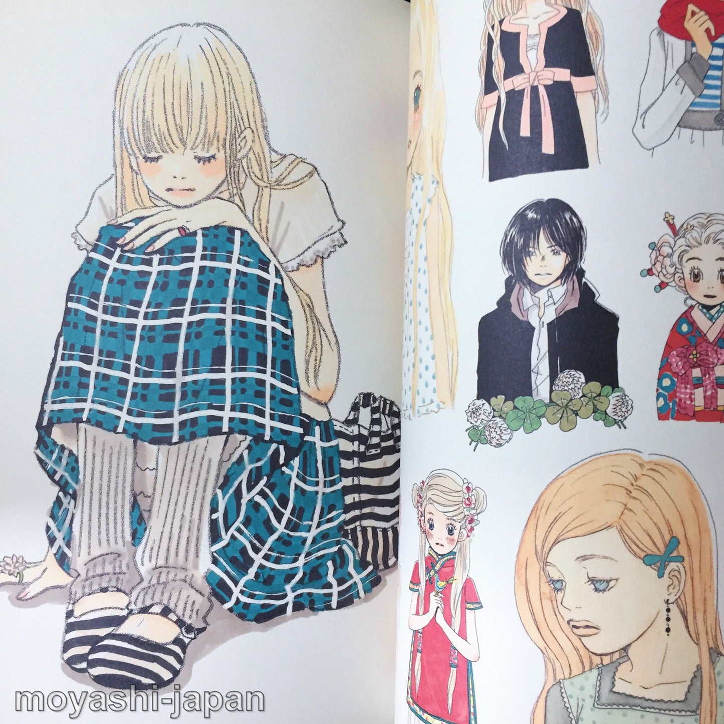 Hachimitsu to Clover (Honey and Clover) Illustrations Chica Umino