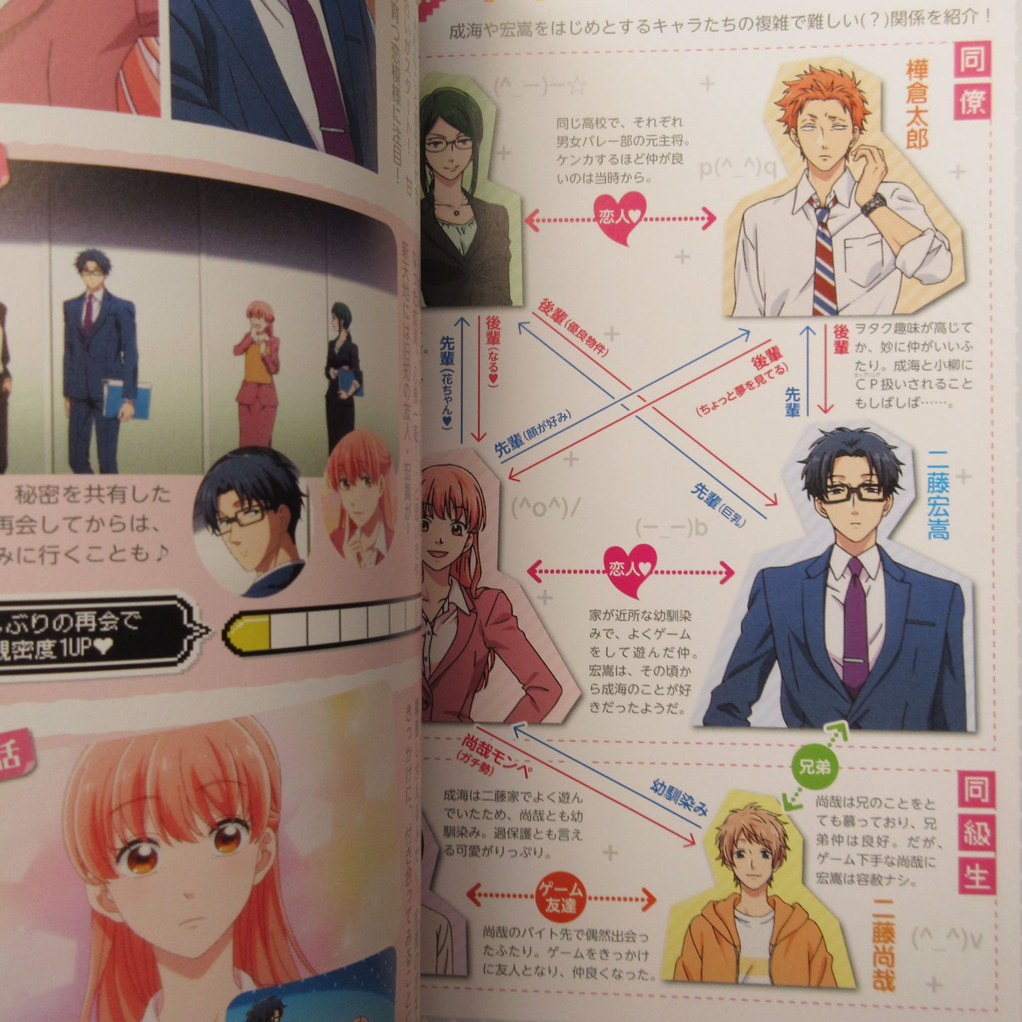 Wotakoi Love Is Hard for Otaku TV Animation Official Guide Book