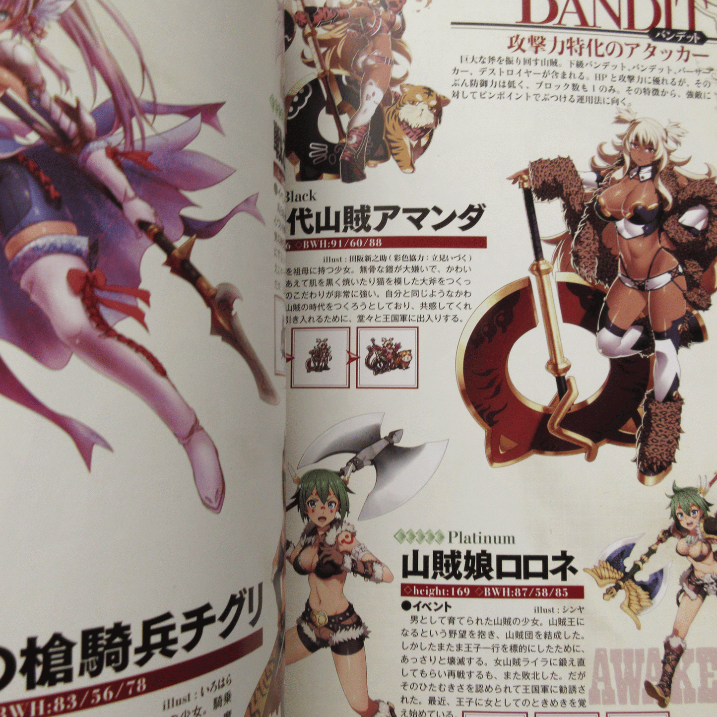 Millennium War Aigis Character Profile Vol.2