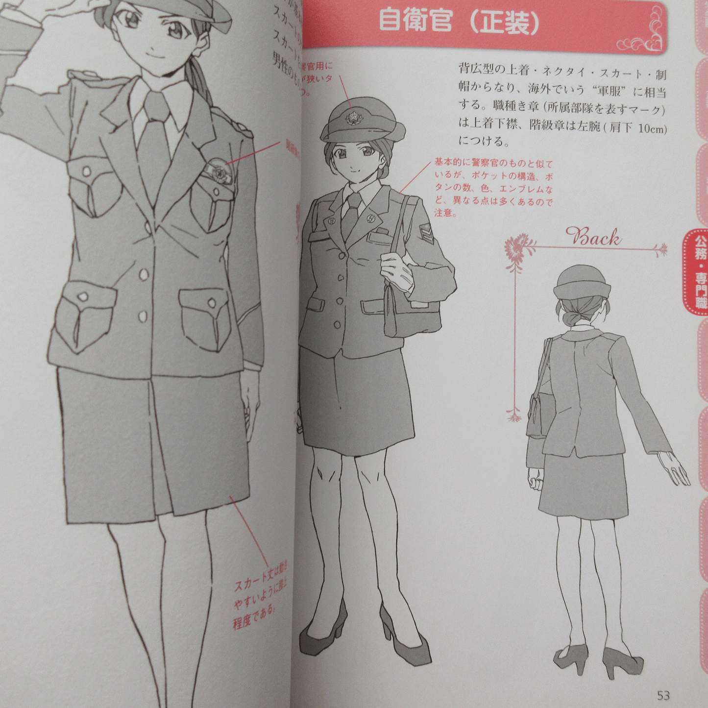 Manga Character Clothing Materials <Female Uniform >