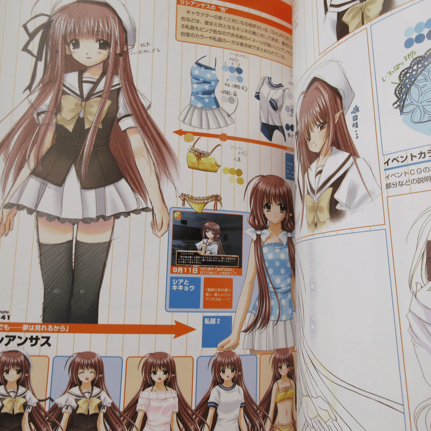 SHUFFLE! Official Original Art/Setting Materials Collection