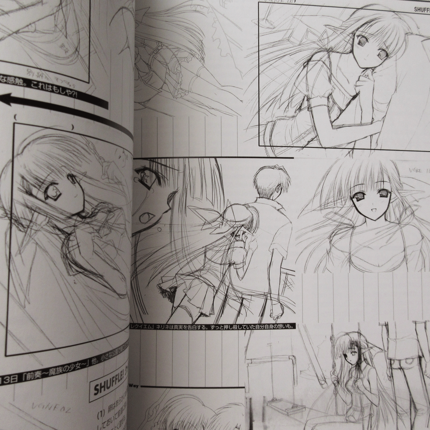 SHUFFLE! Official Original Art/Setting Materials Collection