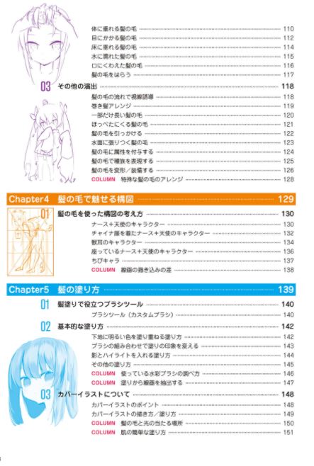 How To Draw "Hair" Taught by Paryi, Drawing Style that Sticks To Hairstyles