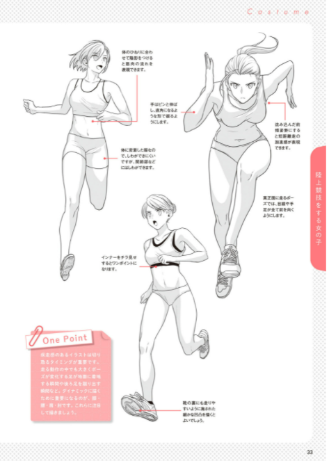 How To Draw a Running Girl