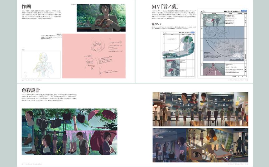 The Garden of Words Background Art Book /Makoto Shinkai