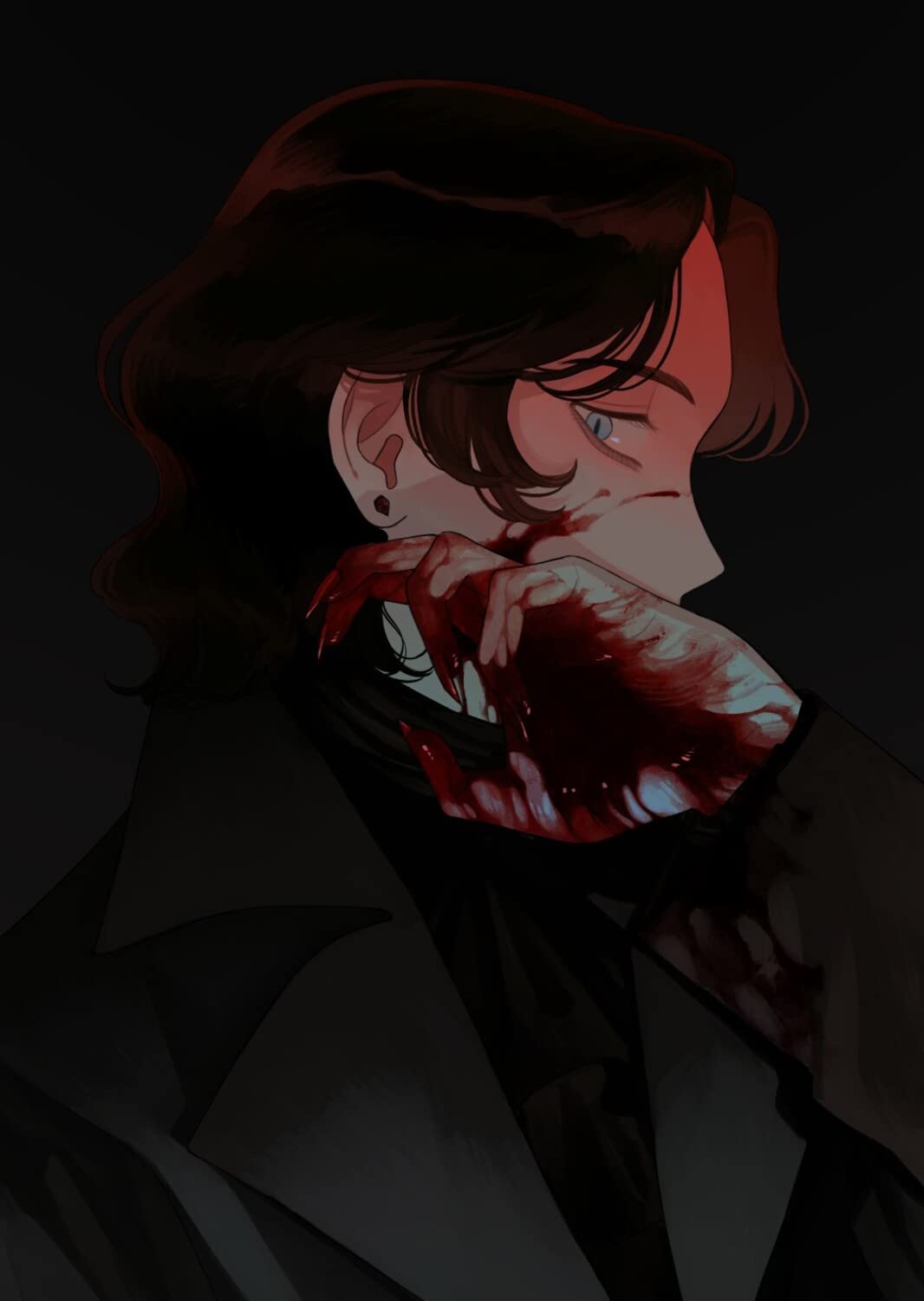 Kaworu Nakano Works & Coloring Techniques "MELANCHOLY RED"