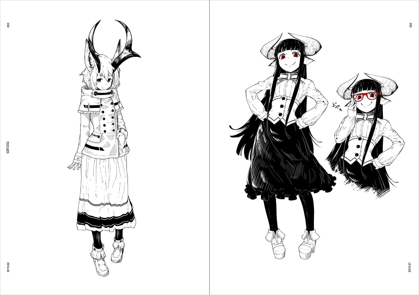 jaco Art Book Black & White Girls Illustration & Technique