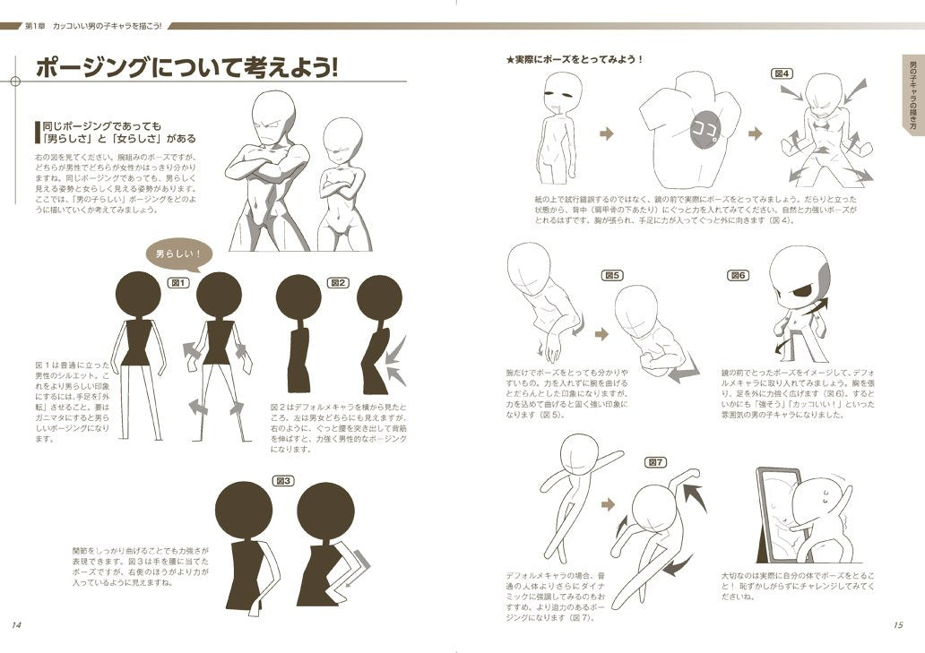 Super Deformed Pose Collection Boy Characters w/CD-ROM