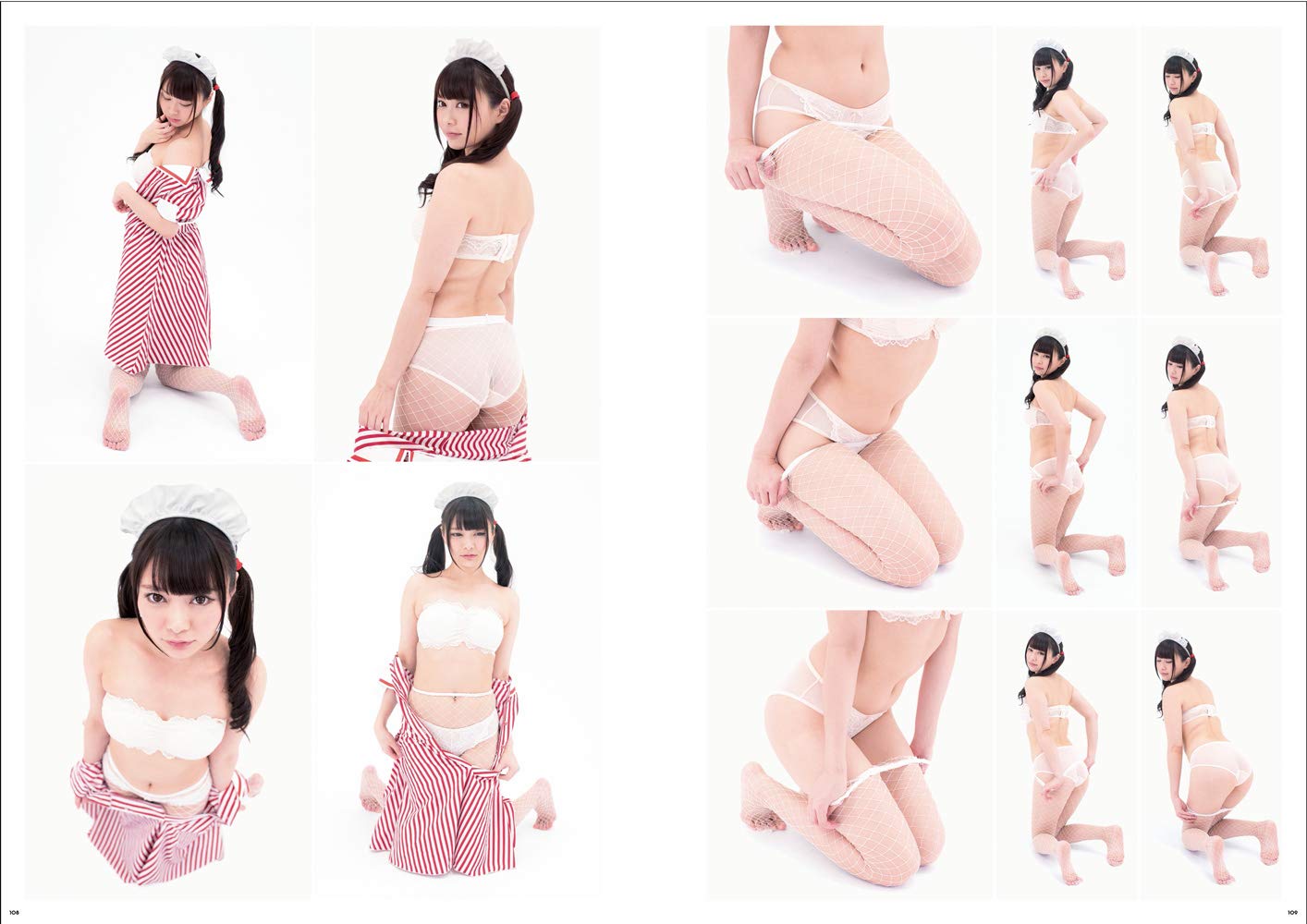 Take Off Pose Collection, Girl's Slightly Erotic Undress