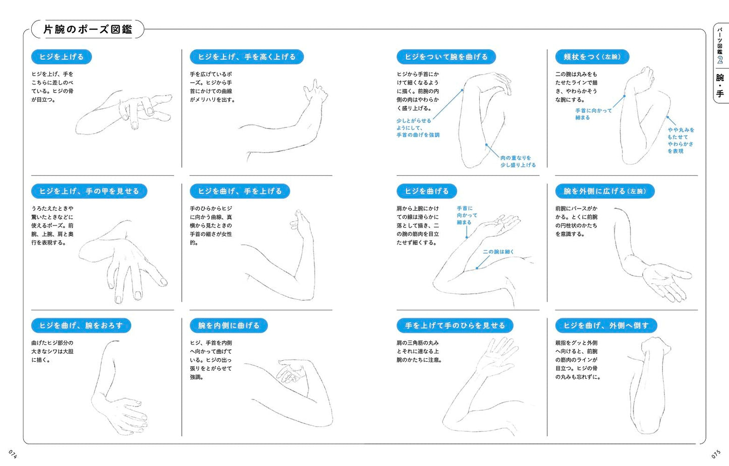 Useful for drawing! Girl Character Drawing/Parts Encyclopedia