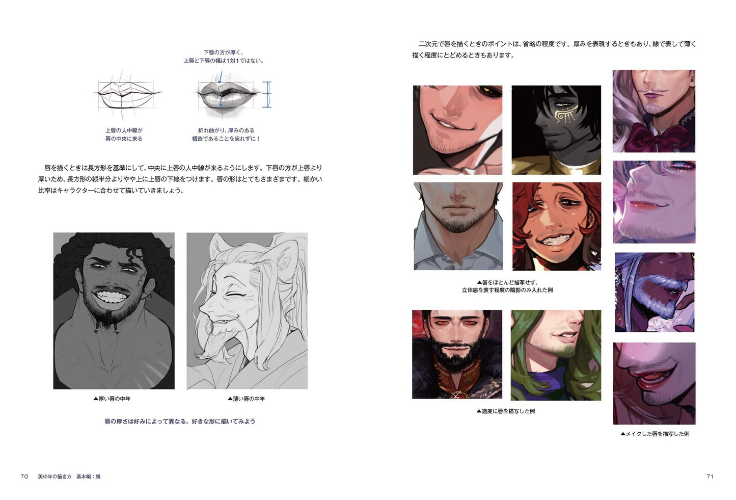 How To Draw Beautiful Middle-aged