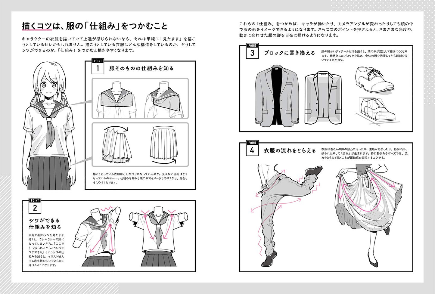 How To Draw Clothes with Movement and Wrinkles