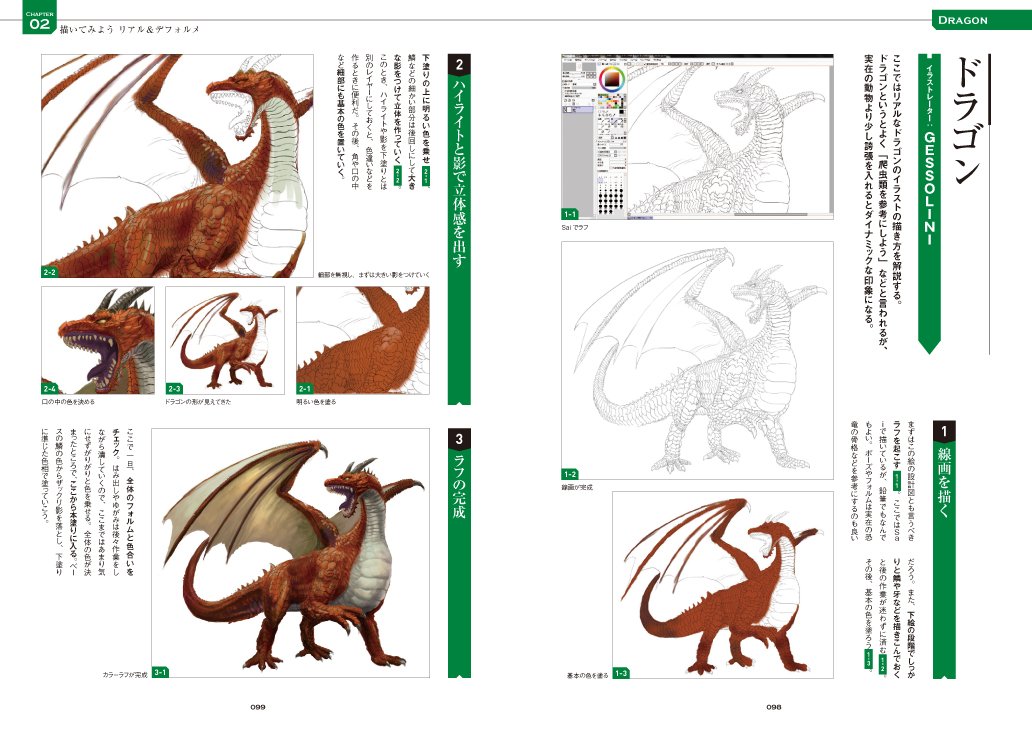 Draw a Monster Skeleton, Fangs, Wings, Scales, Claws...
