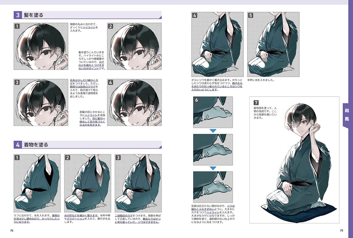 How To Draw a Beautiful Boy, Painting Techniques