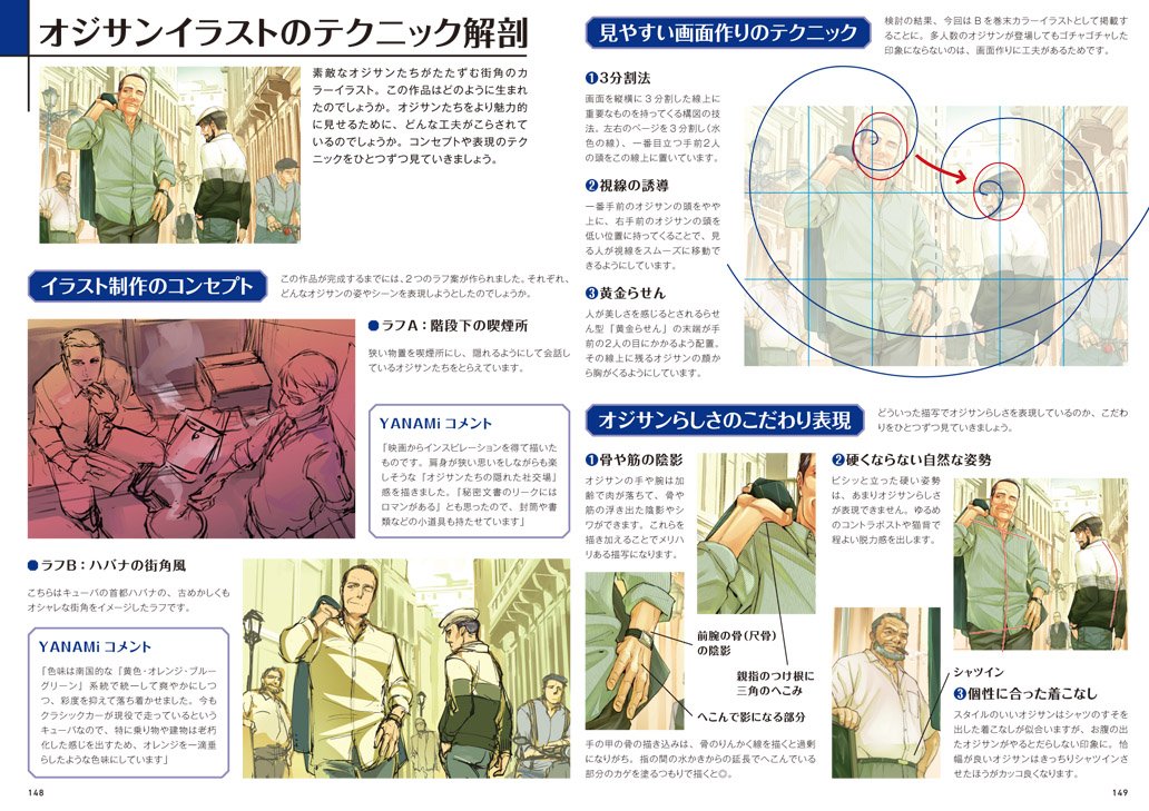 Middle Aged Man Drawing Techniques Face/Body