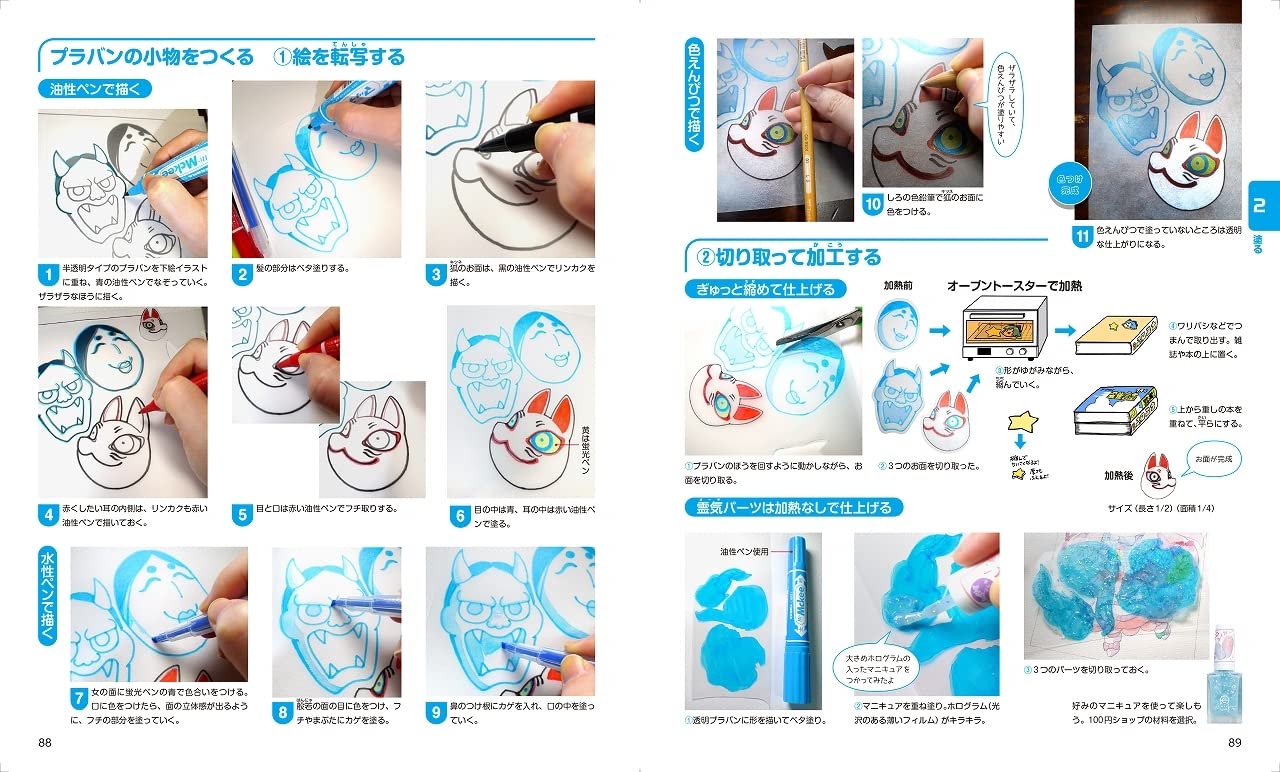 Drawing with familiar art materials, Touhou Illustration Techniques