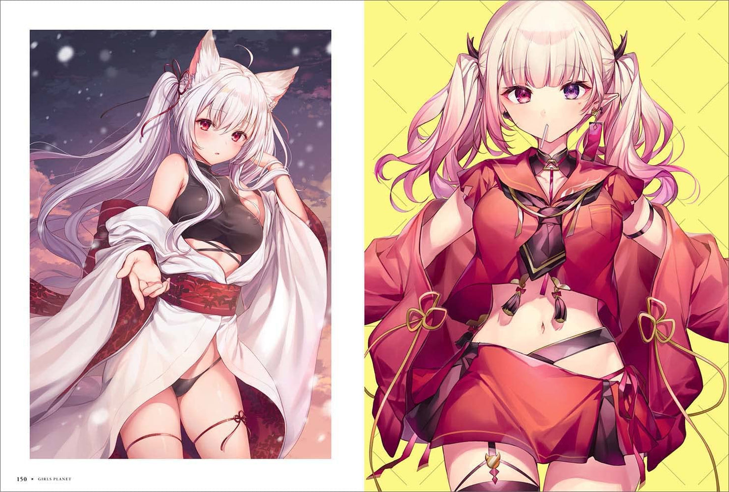 Komeshiro Kasu Artworks "GIRLS PLANET"