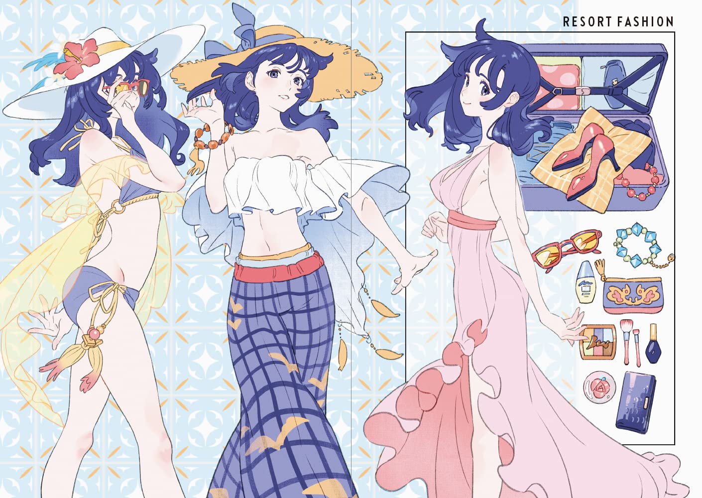 Umishima Senbon Rooms Illustrations +Comics