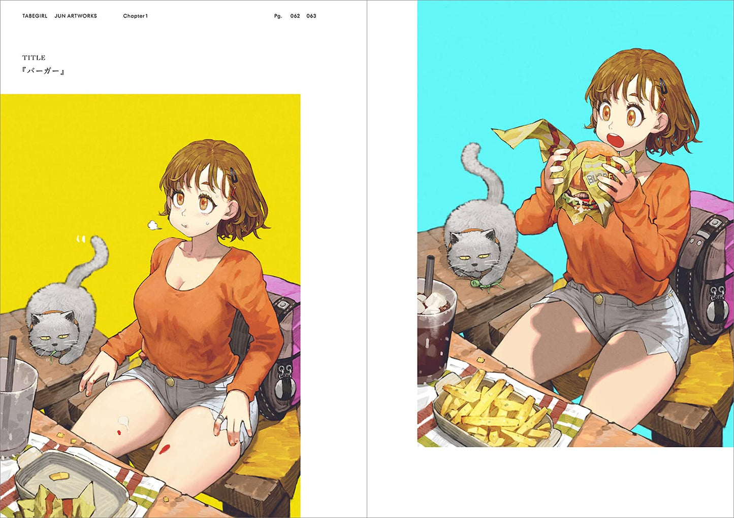 JUN ARTWORKS TABEGIRL