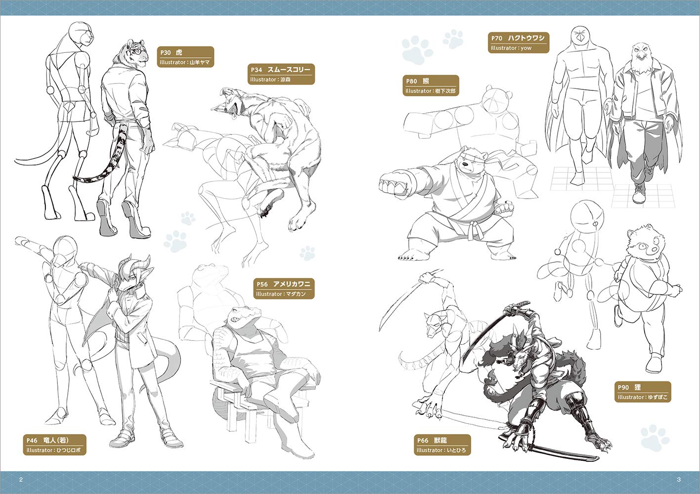 Therianthrope Pose Book