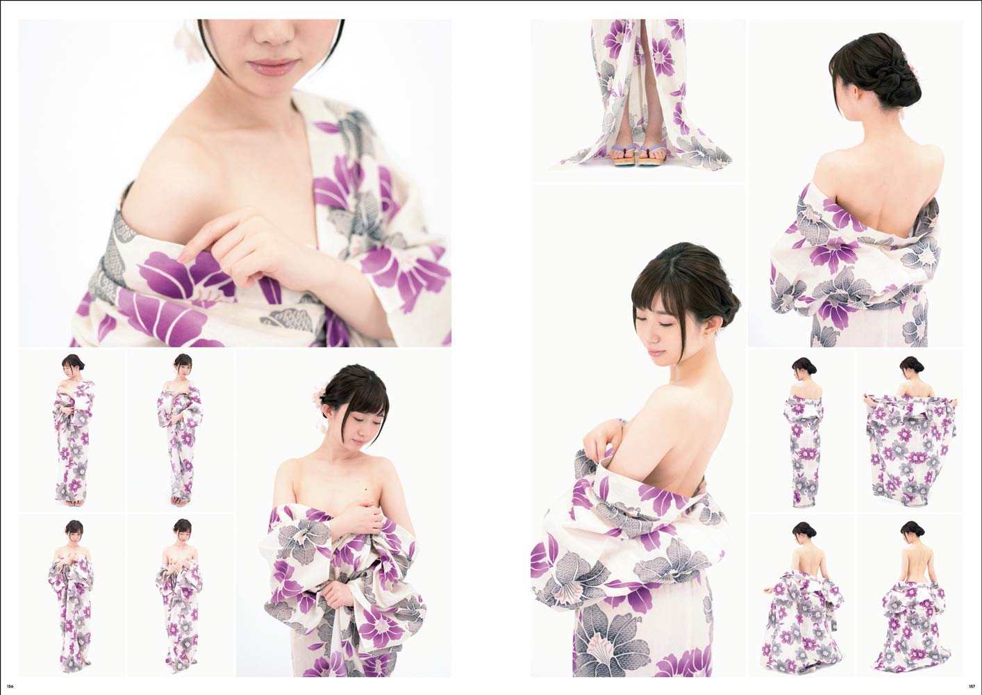 Take Off Pose Collection, Girl's Slightly Erotic Undress