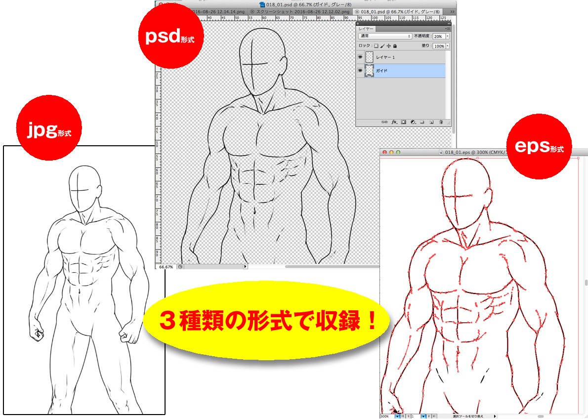 500 Ready-to-Use Muscle Poses w/CD-ROM