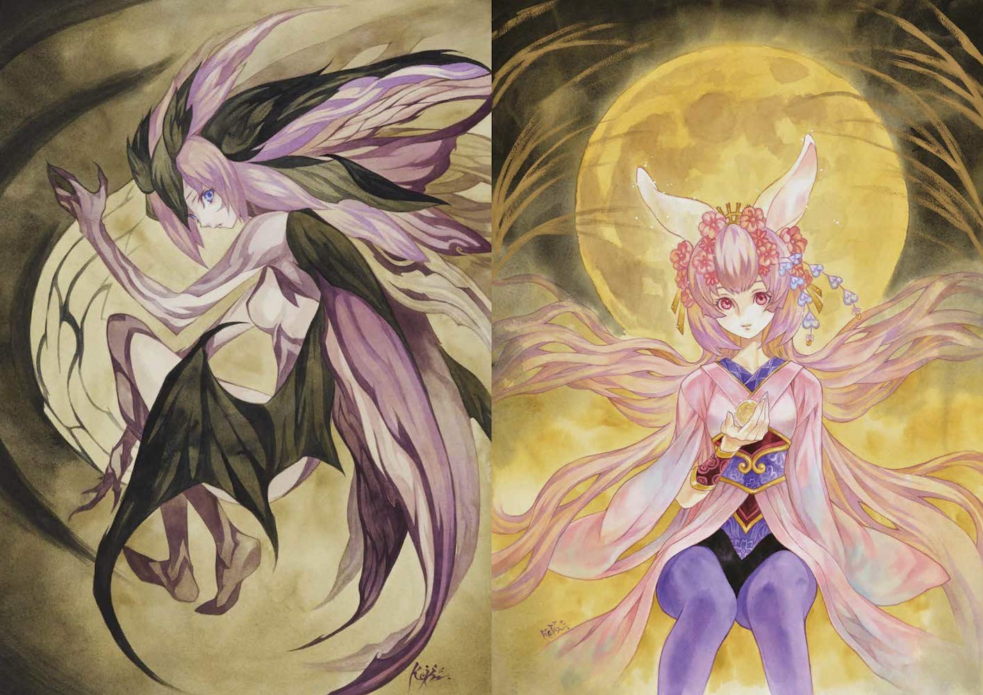 Koji Illustration Artworks "The Rondo of Wings"