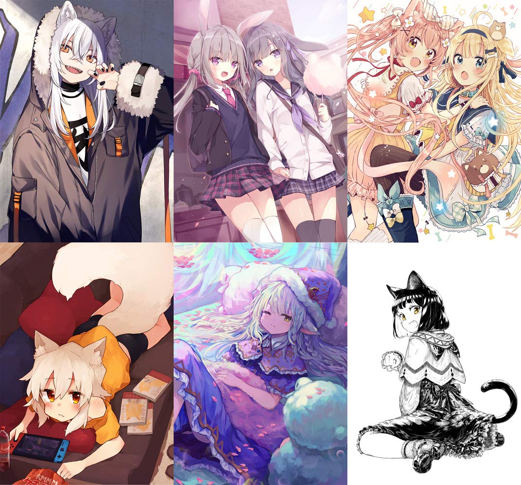 Kemomimi Character Illustration Process