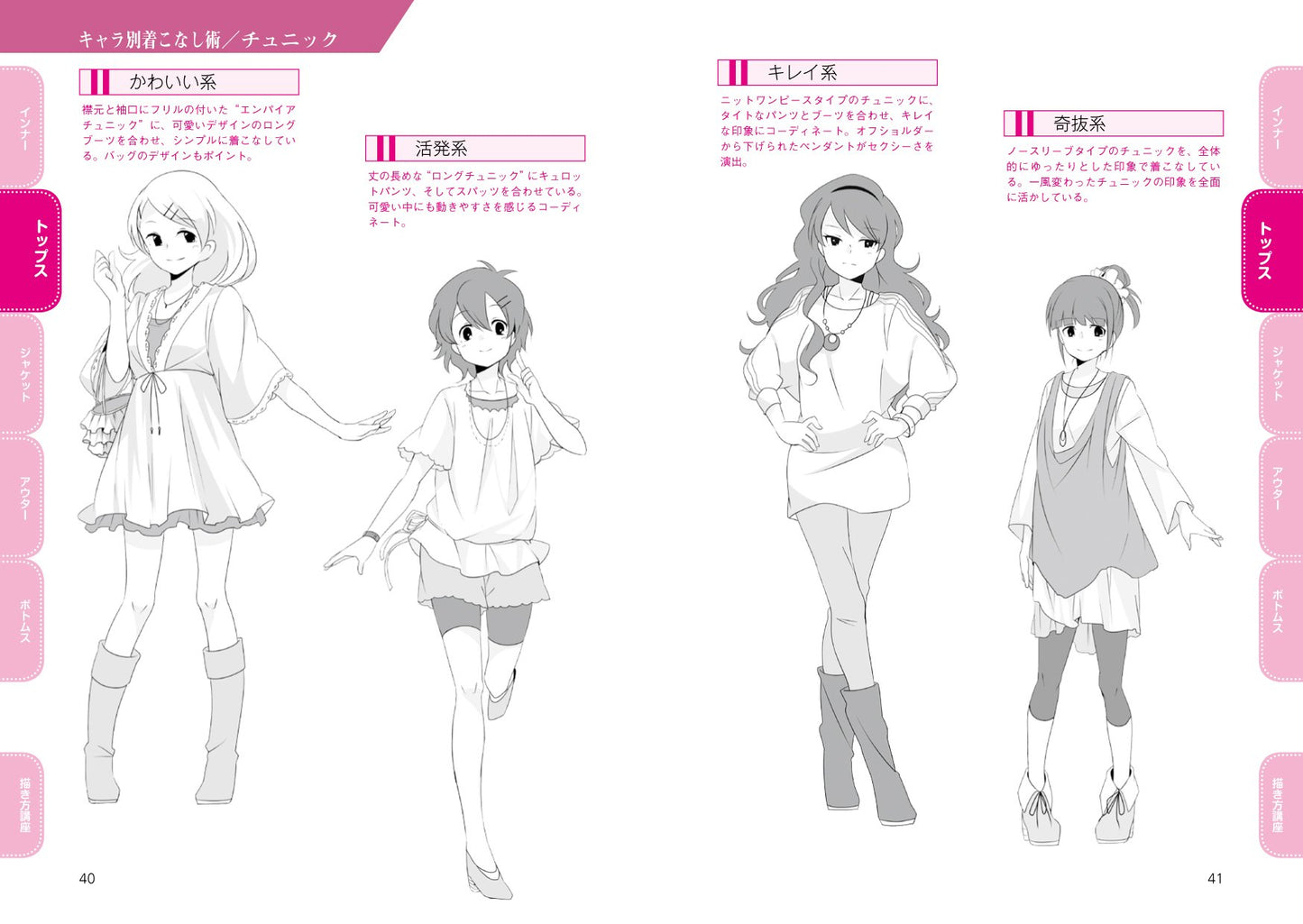 Manga Character Clothing Materials <Girl's casual >