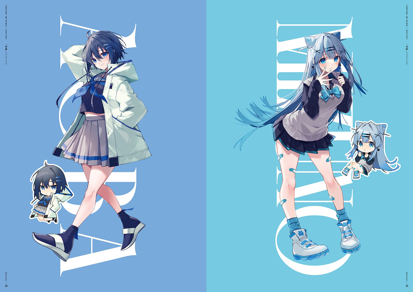 Oshioshio Artworks "Blue Days"