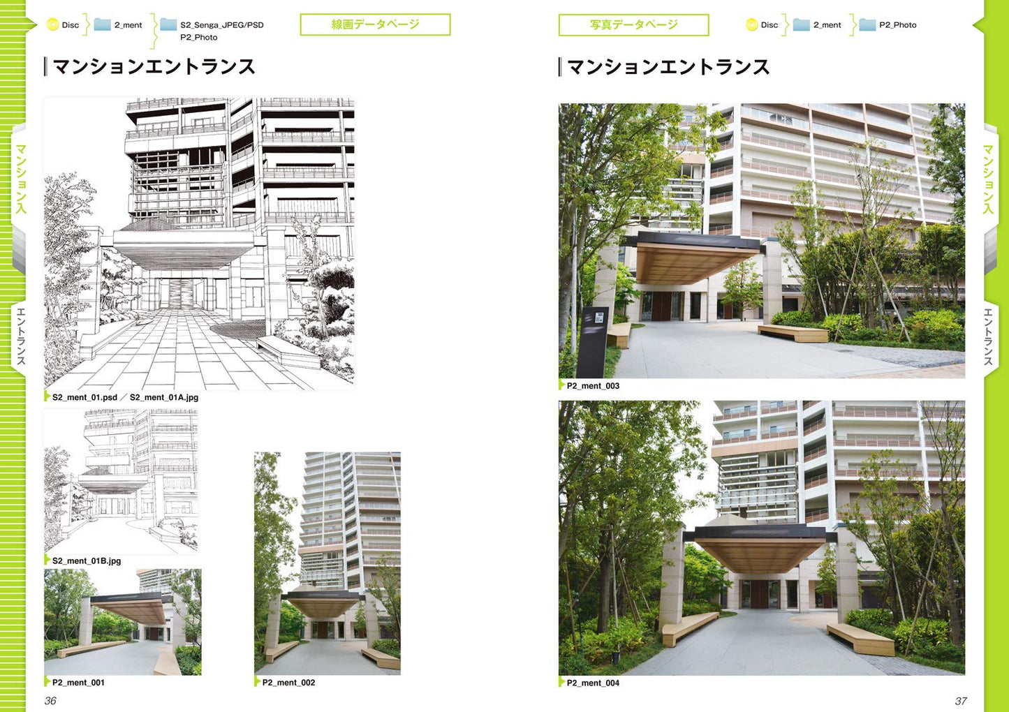 Digital Background Catalog " apartment/housing complex" w/DVD-ROM